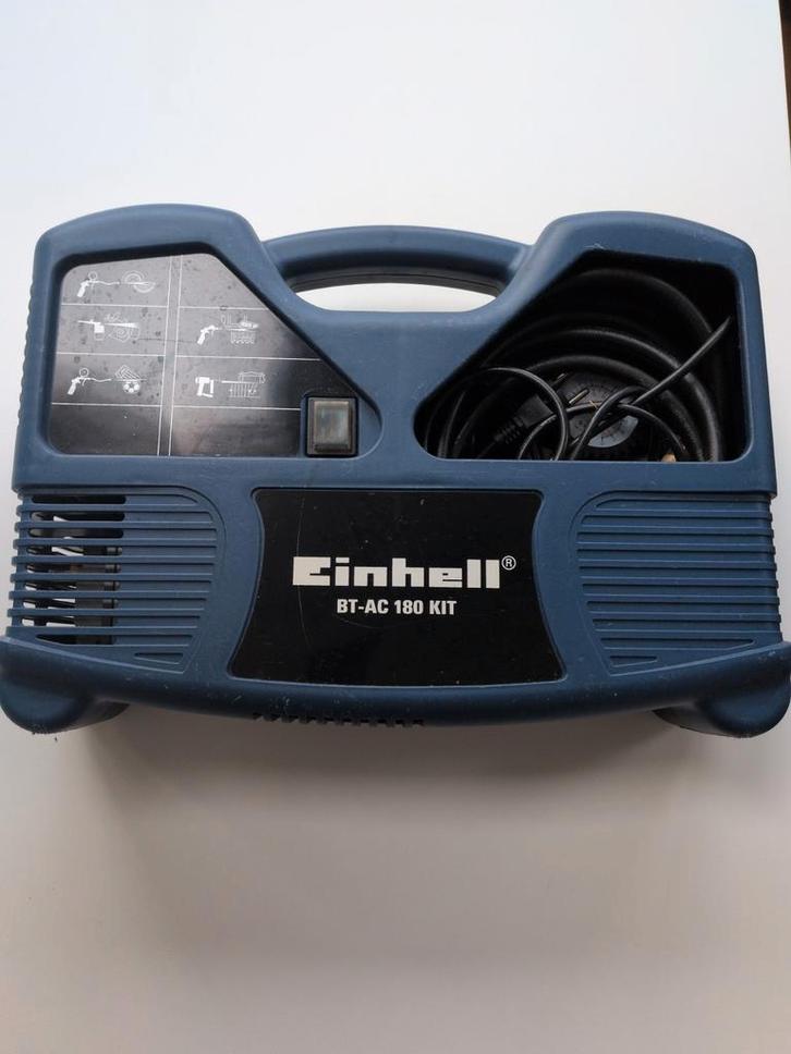 Einhell BT-AC 180 KIT Compressor - Gebruikt, Doe-het-zelf en Verbouw, Compressors, Gebruikt, Ophalen of Verzenden