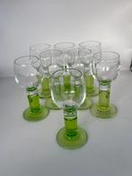 Set van 8x Vintage Bormioli Rocco Limoncino Glazen, Ophalen of Verzenden, Zo goed als nieuw, Overige typen