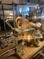 Glazen laboratorium opstelling, Antiek en Kunst, Ophalen of Verzenden