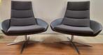 Montis Hugo draaifauteuil / refurbished / nieuw leer en stof, Ophalen, Metaal, Minder dan 75 cm, Nieuw