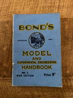 1944 : Bond’s Model and Exp.Engineering Handbook, Boeken, Catalogussen en Folders, Ophalen of Verzenden, Zo goed als nieuw, Catalogus