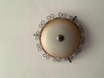 plafondlamp Vintage uit 1950!!! (nog helemaal stoffig), Huis en Inrichting, Lampen | Plafondlampen, Ophalen, Gebruikt, Glas