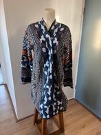 Bodyflirt halflang openvallend vest blauw beige 40/42, Blauw, Maat 42/44 (L), Ophalen of Verzenden, Zo goed als nieuw