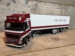 WSI VOLVO FH 5 GLOB. 6X2   REEFER TRAILER N.  DEN OTTER, Ophalen of Verzenden, Nieuw, Bus of Vrachtwagen, Wsi