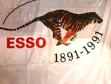 Vintage Esso Tijger in je Tank Vlag beschikbaar voor biedingen