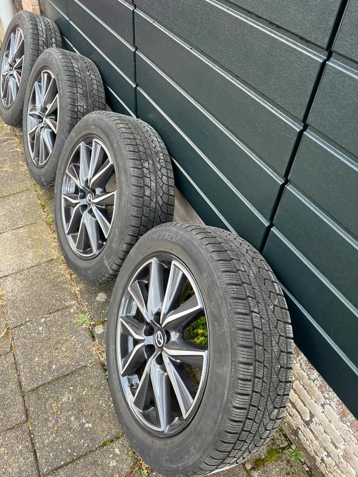 Originele mazda CX5  19 inch velgen met winterbanden, Auto-onderdelen, Banden en Velgen, Velg(en), Winterbanden, 19 inch, 225 mm