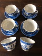 Vintage chinese thee kop en schotels 4 vonpleet, Antiek en Kunst, Ophalen of Verzenden