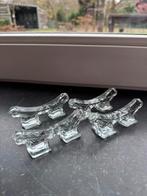 Glazen messenleggers Val St Lambert Belgique - Nieuwstaat, Ophalen of Verzenden, Zo goed als nieuw