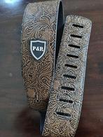 P&P gitaar- en basgitaarriem - floral donkerbruin, Muziek en Instrumenten, Moku Custom Guitars, Nieuw, 4613CB, Ophalen of Verzenden