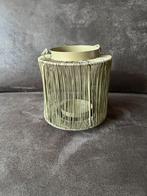 Gouden metalen waxinelichthouder – modern & sfeervol, Overige kleuren, Ophalen of Verzenden, Zo goed als nieuw, Metaal