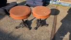 Vintage Industriële Krukken - Set van 2, Ophalen of Verzenden, Gebruikt