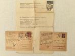 Persoonsbewijs plus correspondentie dwangarbeider 1944, Envelop, Ophalen of Verzenden