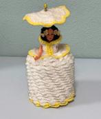Vintage 25cm handgebreide toiletrol pop gebreide wcpapier, Verzamelen, Ophalen of Verzenden, Zo goed als nieuw, H, H