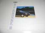 brochure Peugeot 505 Break/Familiale  1991, Boeken, Ophalen of Verzenden, Gelezen, Overige merken