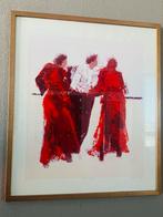 Wil Willemsen Zeefdruk - Gesigneerd & 35/150 look around, Ophalen