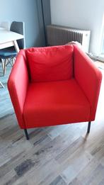 Ikea fauteuil Ekero rood, Zo goed als nieuw, Ophalen