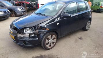 Chevrolet Aveo 2010 1.2 16v B12D1 Zwart onderdelen beschikbaar voor biedingen