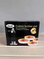 Creme brulee set inclusief brander van Voccelli., Ophalen of Verzenden, Nieuw