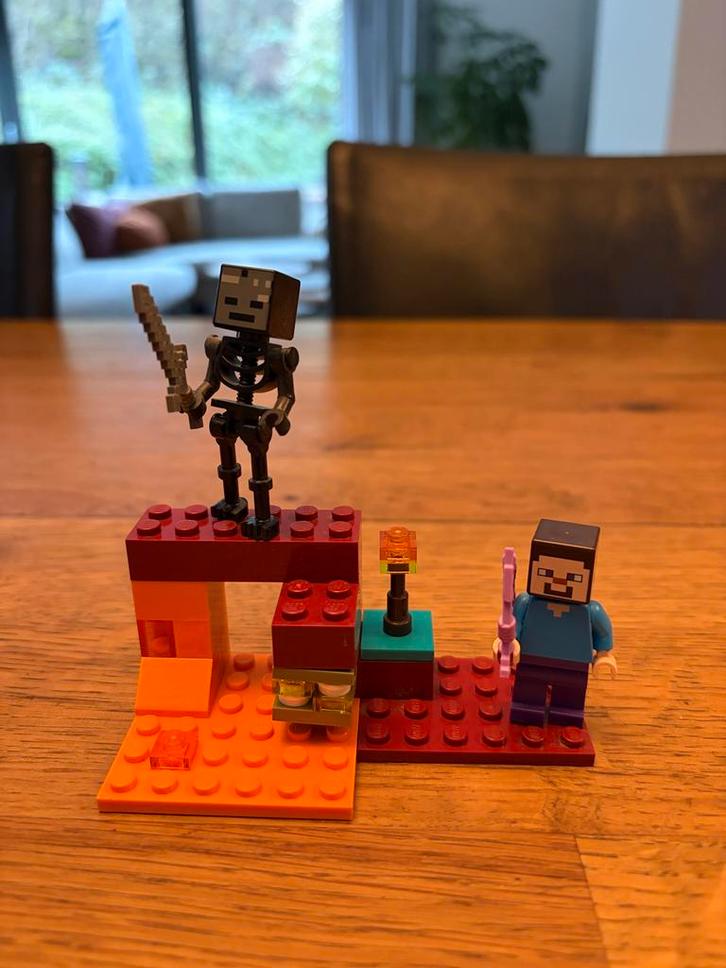 LEGO Minecraft 30331 - Het Onderwereld Gevecht, Kinderen en Baby's, Speelgoed | Duplo en Lego, Zo goed als nieuw, Lego, Complete set