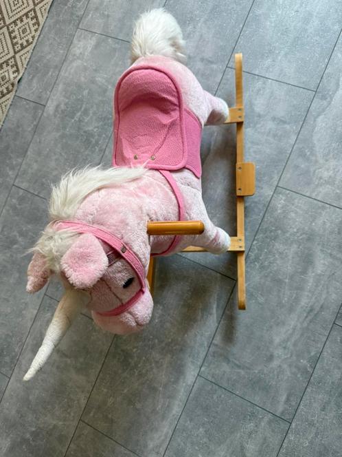 Schattige Hobbel Eenhoorn Hobbelpaard, Kinderen en Baby's, Speelgoed | Hobbelfiguren, Zo goed als nieuw, Ophalen of Verzenden