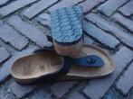 GRATIS VERZENDEN NIEUWE ZWARTE GIZEH BIRKENSTOCKS MT 38, Kleding | Dames, Schoenen, Slippers, Verzenden, Zwart, Nieuw