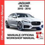 Jaguar XE X760 2017 Workshop manual in PDF op DVD, Verzenden