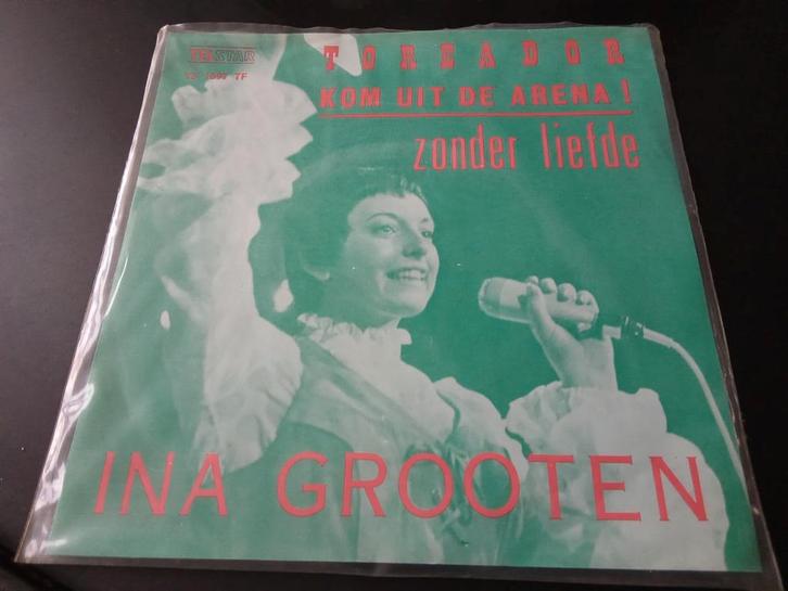 INA GROOTEN EN DE MIXERS ORGINELE, Cd's en Dvd's, Vinyl | Nederlandstalig, Gebruikt, Levenslied of Smartlap, Overige formaten
