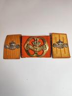 Setje Prinses Irene, koperen., Verzamelen, Militaria | Algemeen, Ophalen of Verzenden, Landmacht, Nederland, Embleem of Badge