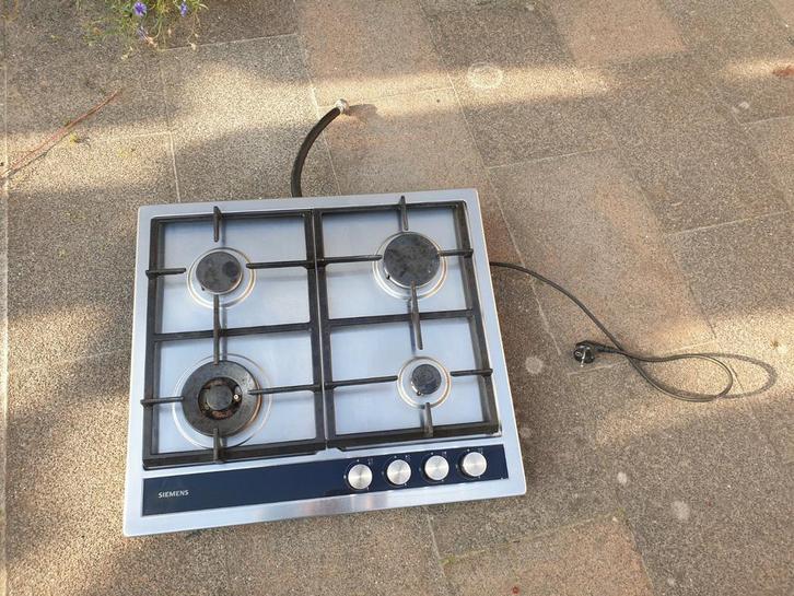 Siemens 4pits kookplaat gas (inbouw), Witgoed en Apparatuur, Kookplaten, Zo goed als nieuw, Inbouw, Gas, 4 kookzones, Ophalen
