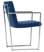 Harvink eetkamerstoelen gebruikt, Huis en Inrichting, Ophalen, Gebruikt, Blauw, Metaal