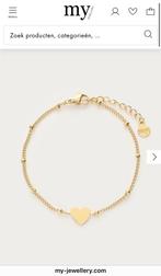 My Jewellery hartjes armband, Ophalen of Verzenden, Zo goed als nieuw, Goud, Goud