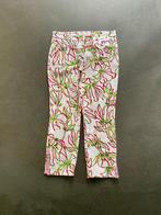 J237 Gerry Weber maat 36=S broek jeans groen/wit, Wit, Ophalen of Verzenden, Zo goed als nieuw, Driekwart