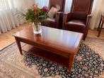 Vintage Kersenhouten Salontafel met Lades 65x119 cm, Ophalen, Gebruikt, 100 tot 150 cm, 50 tot 75 cm
