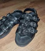 John Fluevog Leren Sandalen mt 9 US 39-40 EU, Nieuw, Overige typen, Ophalen of Verzenden, Zwart