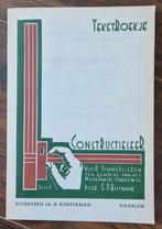 Constructieleer Tekstboekje 1948 - Timmerlieden, Ophalen of Verzenden, Zo goed als nieuw, Bouwkunde, S.P. Botman