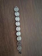 Dubbeltjes armband, Ophalen of Verzenden, Gebruikt, Zilver