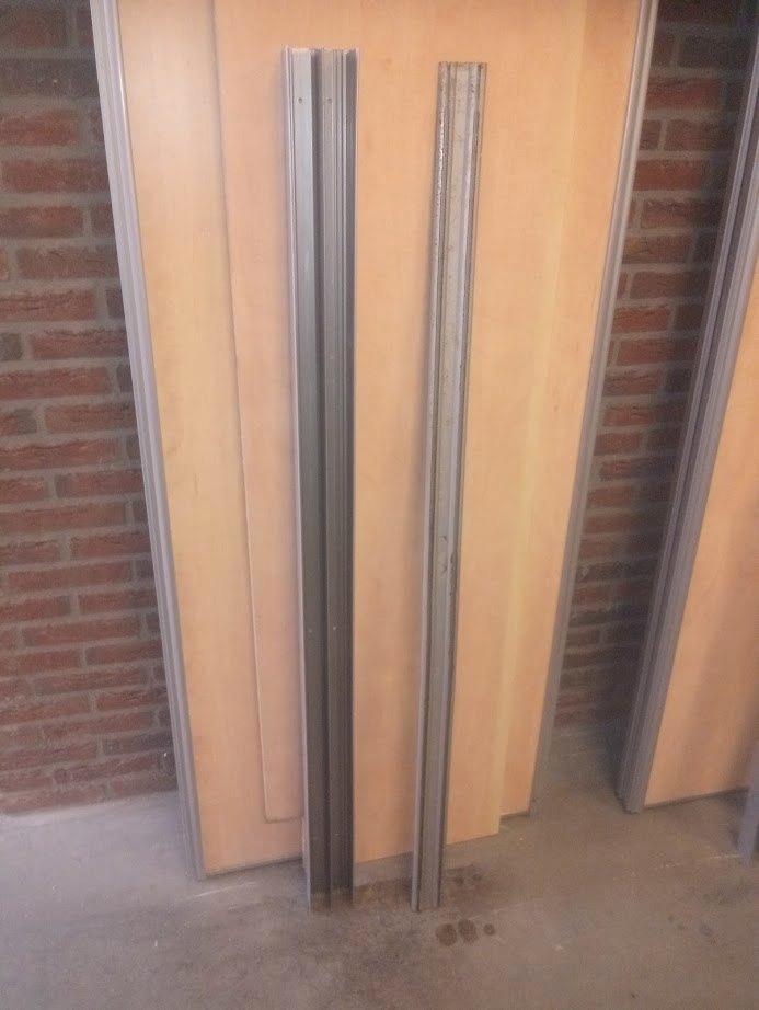 schuifkast deuren 2 sets, Huis en Inrichting, Kasten | Kledingkasten, Gebruikt, 200 cm of meer, 50 tot 100 cm, 50 tot 75 cm, Met deur(en)