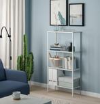 Ikea Open kast metaal wit 60x25x116 cm, Ophalen of Verzenden, Zo goed als nieuw