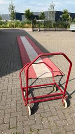 Turn mat met kar., Ophalen, Gebruikt, Rood, Materiaal