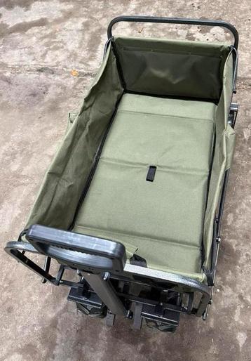 Bolderkar Opvouwbaar | 80kg&94L | Wasbaar | Groen beschikbaar voor biedingen