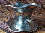 Mooie oude silverplate sauskom uit Engeland 18,5 cm.