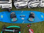 Complete Kitesurf Set – Naish Pivot 4x + North Prime 144 |, Twintip, Ophalen, Zo goed als nieuw