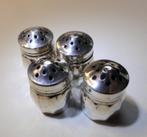 4 sterling zilveren zoutvaatjes, Antiek en Kunst, Antiek | Goud en Zilver, Ophalen of Verzenden, Zilver