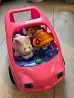 Auto Fisher Price Little people incl. 3 figuurtjes, Ophalen of Verzenden, Zo goed als nieuw