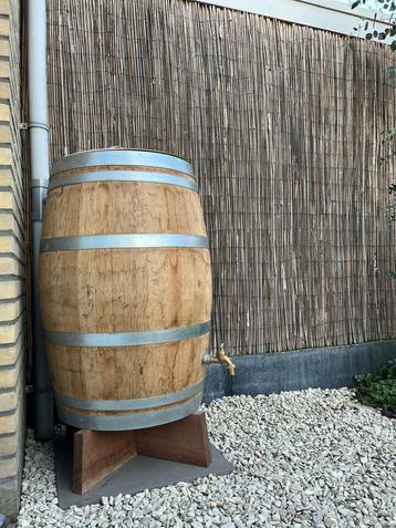 Regenton wijnvat whiskyvat wateropvang hout duurzaam  beschikbaar voor biedingen