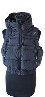zwarte bodywarmer van Gymshark maat S (1224), Kleding | Dames, Ophalen of Verzenden, Gedragen, Maat 36 (S), Zwart