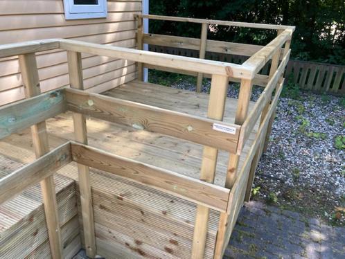 Terras/veranda 5m2 voor sta caravan, chalet of tinyhouse, Caravans en Kamperen, Caravan accessoires, Nieuw, Ophalen of Verzenden