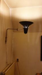 Vintage wandlamp, Heksenhoed., Ophalen, Gebruikt, Metaal, Vintage.