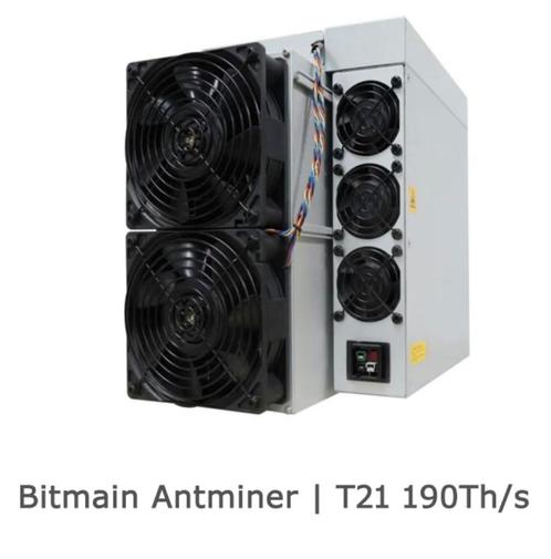 Bitmain Antminer T21 190TH BTC Miner Nieuw, Computers en Software, Serverkasten, Nieuw, Plaatstaal, Ophalen of Verzenden