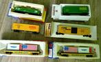 Mooie set 6 van Amerikaanse wagons H0, Ophalen of Verzenden, Gebruikt, Gelijkstroom, Wagon